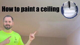 How to paint a ceiling