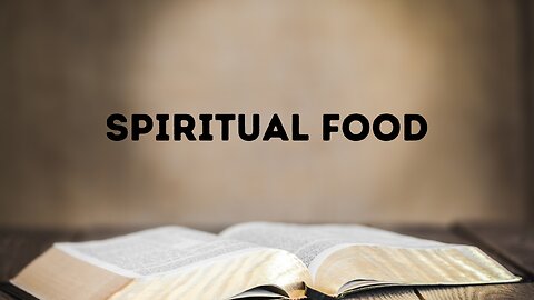 What are you eating ( spiritually )