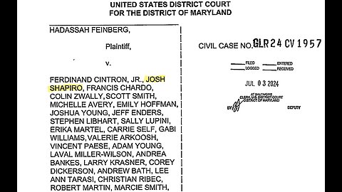 HUGE RICO Complaint Names Josh Shapiro As A Defendant For Involvement With The Ellen Greenberg Case