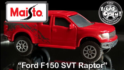 “Ford F150 SVT Raptor in Red”- Model by Maisto