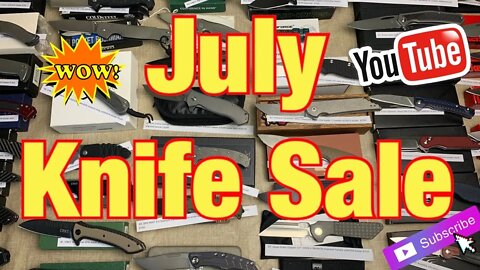 July Knife Sale / See video for purchase & payment information !