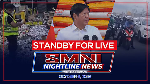 SMNI Nightline News with Admar Vilando & MJ Mondejar | October 6, 2023