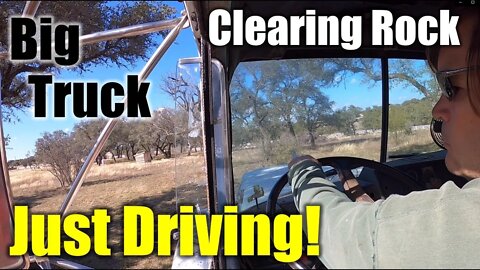 Big Truck ● Driving a 1989 Mack R Model Dump Truck and CAT 939 ✅ Loading Rock Clearing Pastures