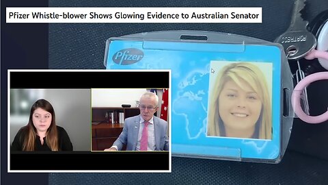 Pfizer whistle-blower shows glowing evidence to Australian senator