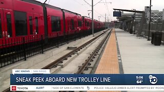 Sneak peek aboard new trolley extension