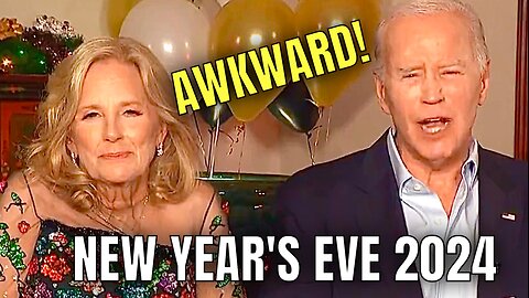 Another AWKWARD Joe & Jill Biden interview on New Year’s Eve