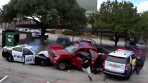 Dallas Police Shoot Armed Suspect After Stolen Pickup Truck Rams Patrol Cars