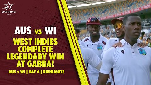 AUSvWI 2nd Test Highlights | History Made! WINdies Clinch Pink Ball Test at the Gabba!