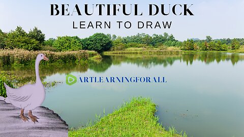 Quacktastic Artistry: Master the Art of Drawing a Beautiful Duck! 🦆✏️