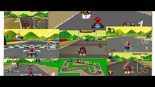 EVOLUTION OF MARIO KART SNES Circuit Mario 3 Super - SNES - Wii - Nintendo Switch Full Courses