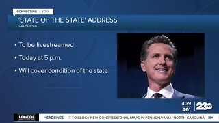 California Gov. Gavin Newsom to deliver State of the State address