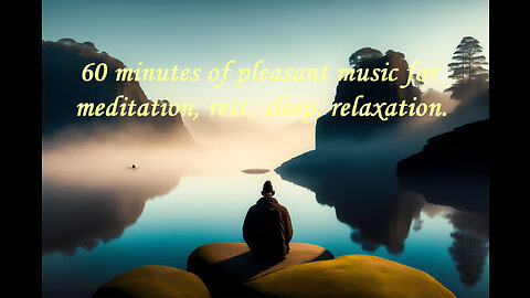 60 minutes of pleasant music for meditation, rest, sleep, relaxation.