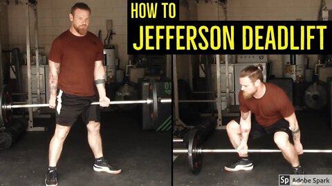 COMPLETE guide to the Jefferson Deadlift - Set up, Form, and Tips.