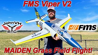 The best 70mm?? 15th Anniversary FMS Viper 70mm V2 MAIDEN FLIGHT! @fmsmodelRC