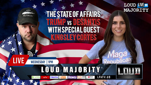 LOUD MAJORITY 3.28.23 @1pm: LIVE WITH KINGSLEY CORTES