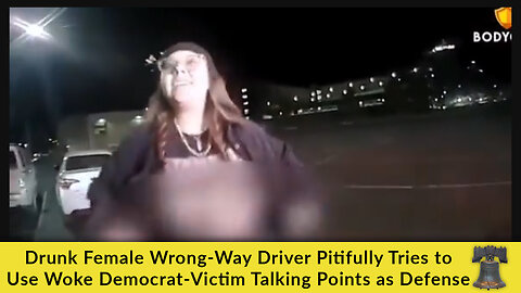 Drunk Female Wrong-Way Driver Pitifully Tries to Use Woke Democrat-Victim Talking Points as Defense