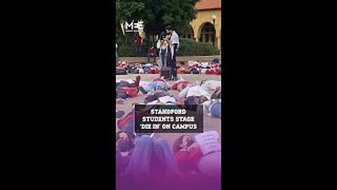 Stanford students stage 'die in' on campus