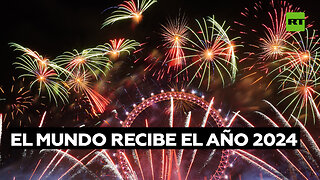 El mundo recibe el año 2024 con fastuosos espectáculos de fuegos artificiales