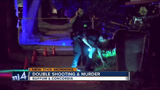 Double shooting & murder early Sunday morning