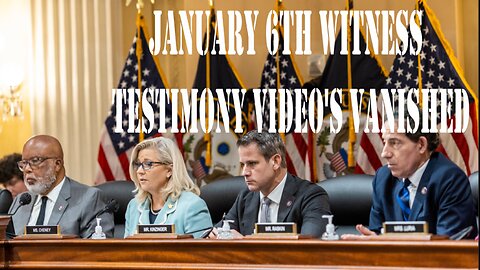 THE COVER UP FOR THE JANUARY 6TH COMMITTEE HEARINGS HAS BEGUN!!!! VIDEO TAPES AND DOCUMENTS VANISHED