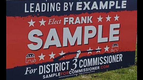 FRANK SAMPLE RUNNING FOR PRECINCT 3 PUTNAM TOWNSHIP