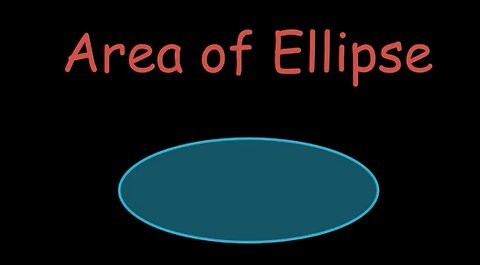 Area of an ellipse