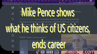 Mike Pence shows what he thinks of US citizens, ends career-SheinSez 230