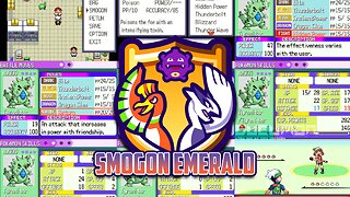 Pokemon Smogon Emerald - New GBA Hack ROM with Smogon Features. MUST TRY!