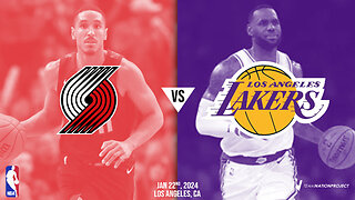 NBA POR TRAIL BLAZERS VS LAL LAKERS Full Game Highlights | Jan 22, 2024