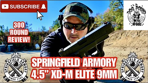 SPRINGFIELD ARMORY 4.5” XD-M ELITE 9MM 300 ROUND REVIEW!