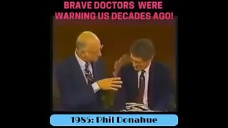 This was filmed in 1985 — the year before vaccines became liability free. 🦅 Think free. They
