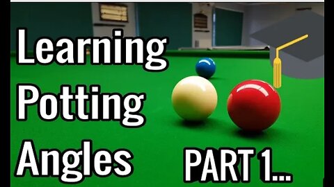 Learning potting angles | snoker lesson