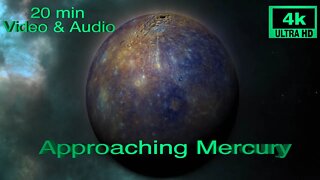 [4k UHD] 20 min mystical ambient sounds of space with the frequency of Mercury 141.27 Hz