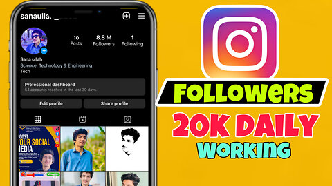 How To Increase Instagram Followers Free Daily 20K|Instagaram followers kaise barhaye|Tech deo