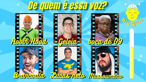 ADIVINHE O YOUTUBER PELA VOZ | QUIZ