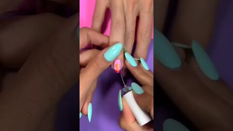 Advance nail art tutorial #shorts #nail #nailtutorial #creativemakeup #creativenailart #makeupshorts