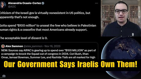 AOC ADMITS USA is ZIONIST Controlled!