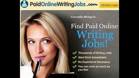 Paid Online Writing Jobs