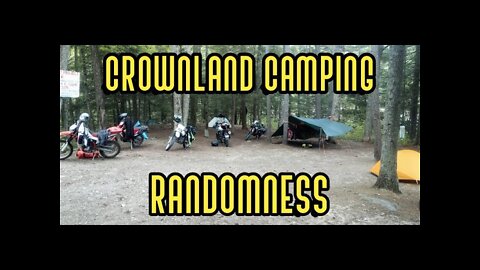 Sept. Crownland Moto Camp w/ Haventents XL hammock 2021