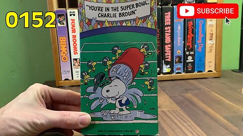 [0152] YOU’RE IN THE SUPER BOWL, CHARLIE BROWN (1993) VHS [INSPECT] [#peanuts #snoopy #peanutsVHS]