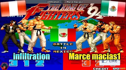 The King of Fighters '94 (infiltration Vs. Marce macias1) [Peru Vs. Mexico]