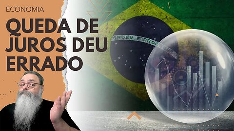 QUEDA EXAGERADA de 0,5% na TAXA de JUROS NÃO REPERCUTIU BEM com o MERCADO e PREVISÕES do PIB PIORAM