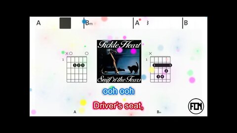 Sniff´the tears - Driver´s seat- (Chords & Lyrics like a Karaoke)