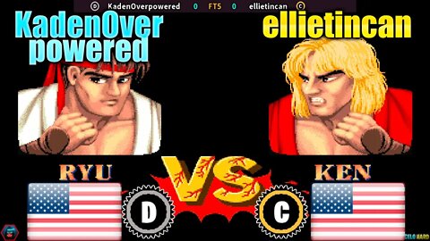 Street Fighter II: The World Warrior (KadenOverpowered Vs. ellietincan) [U.S.A. Vs. U.S.A.]