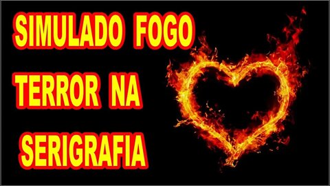 SIMULADO PARA SERIGRAFIA ( FOGO )