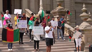 Prayer vigil held at the Michigan Capitol to show support for Afghanistan