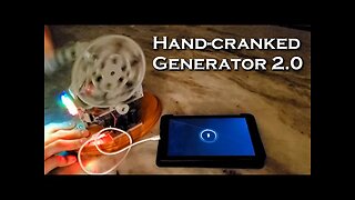 32 Volt Hand-cranked Generator