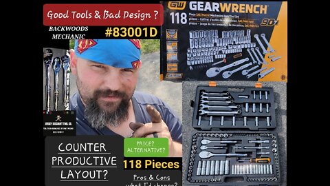 GEARWRENCH Counter Productive 118 PC Tool Set