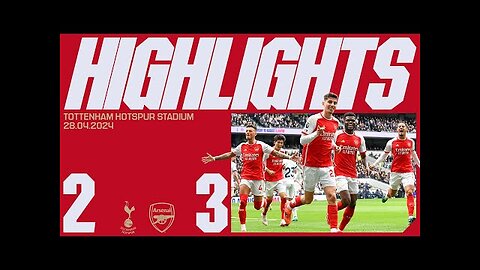 HIGHLIGHTS | Tottenham Hotspur vs Arsenal (2-3) | Saka, Havertz | Derby day delight!