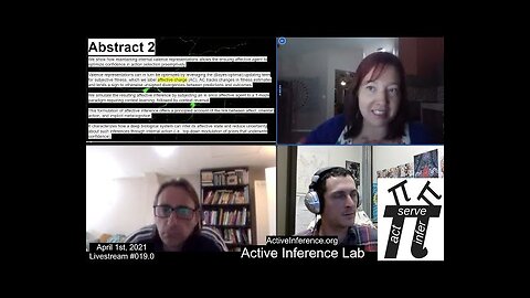 ActInf Livestream #019.0 ~ Deeply Felt Affect: The Emergence of Valence in Deep Active Inference